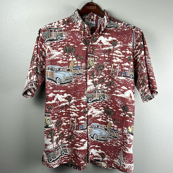 Reyn Spooner Vintage "Classic Cars" aloha shirt - size XL - Picture 2 of 8